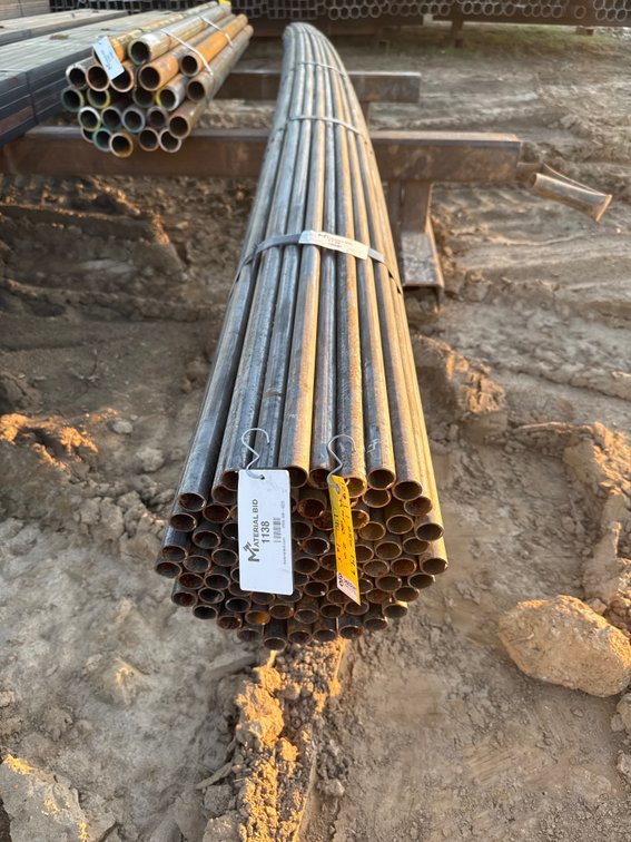 1.05" OD x .083" Wall Round Pipe - 79 pcs - 20' Lengths