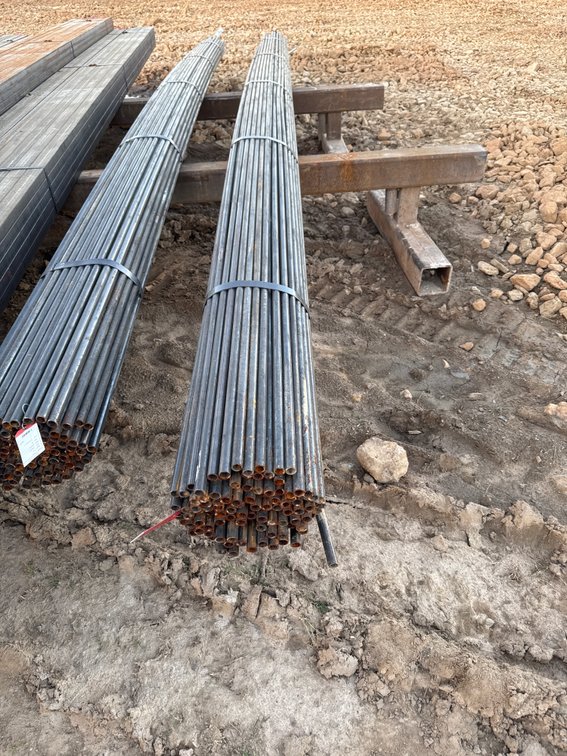 .85" OD x .109" Wall Round Pipe - 100 pcs - Mixed 19'6"-21' Lengths