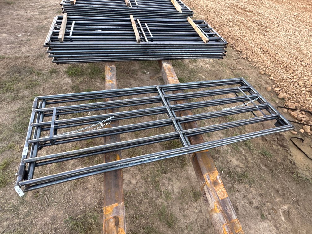 6-Bar Gate - 1.90" Top Rail - 3 pcs - 12' Long