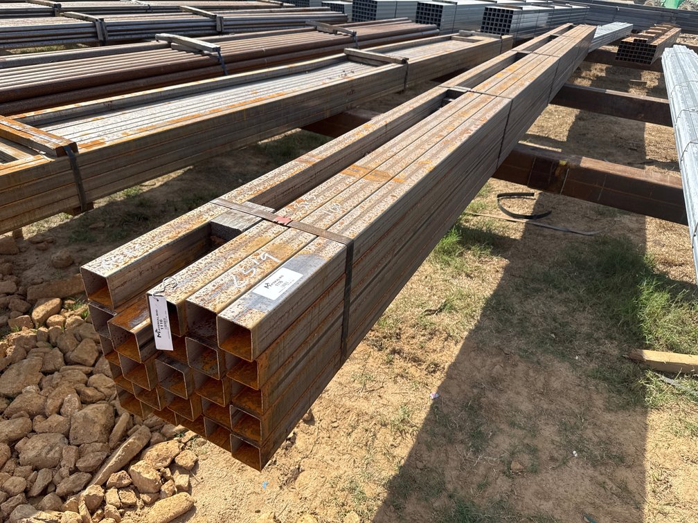 3" x 3" x .100" Square Tube - 24 pcs - 25'9" Lengths