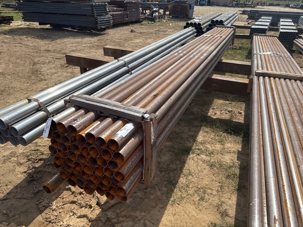 2.5" OD x .120" Wall Round Pipe - 52 pcs - 20' Lengths