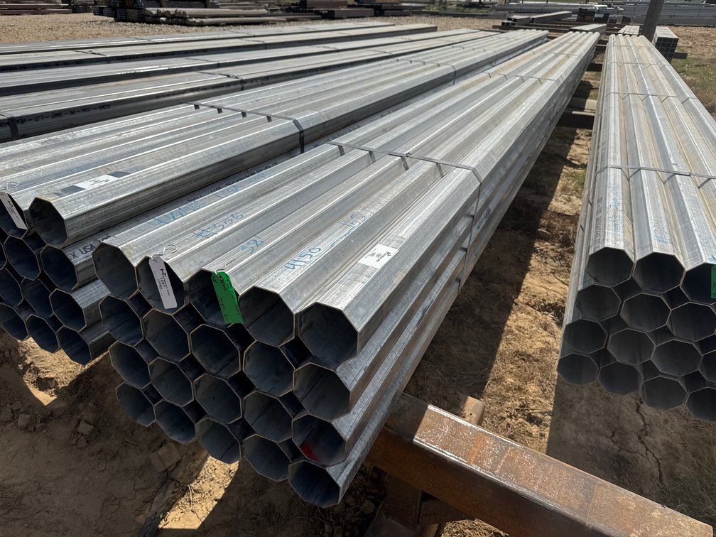 4.75 x 12ga ocyagon galvanized tube