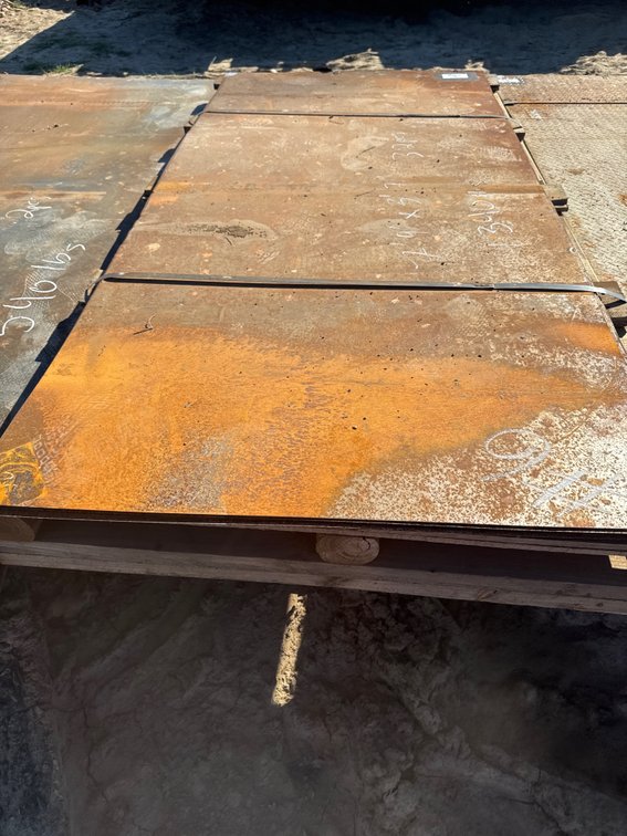 3'7" x 7'9" x 20 Ga Smooth Steel Plate - 32 pcs