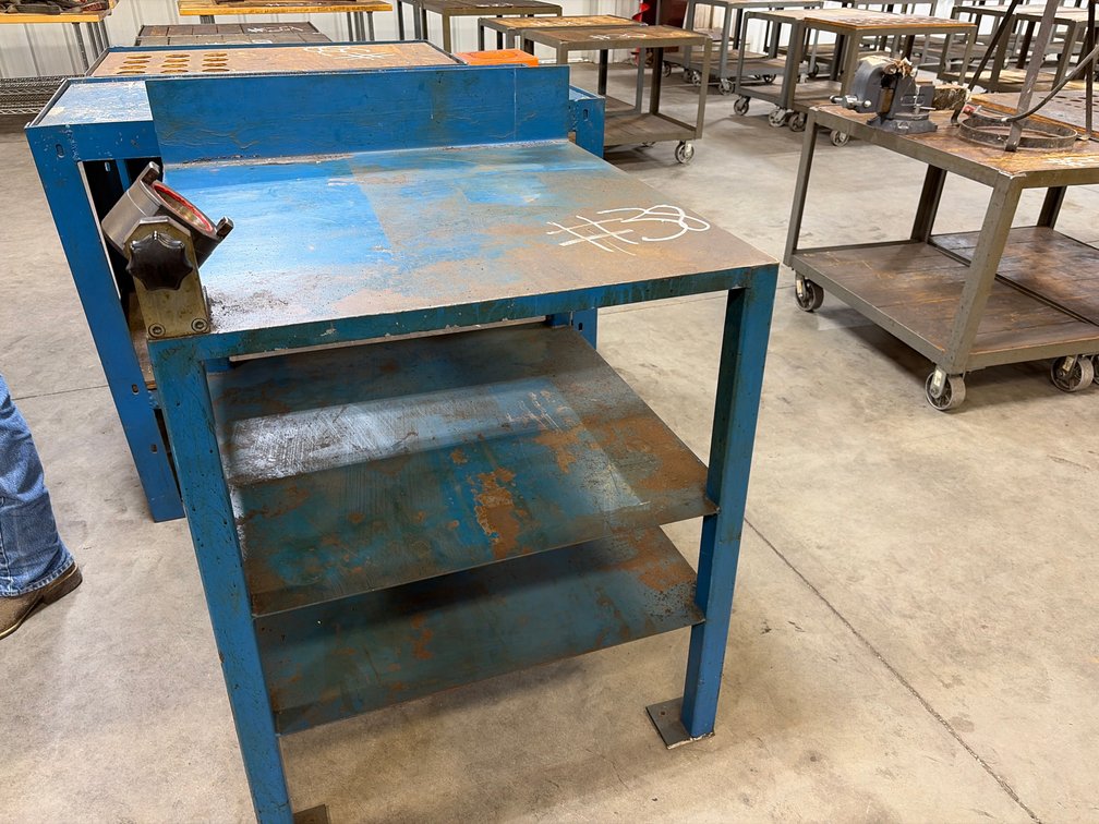 Three work benches