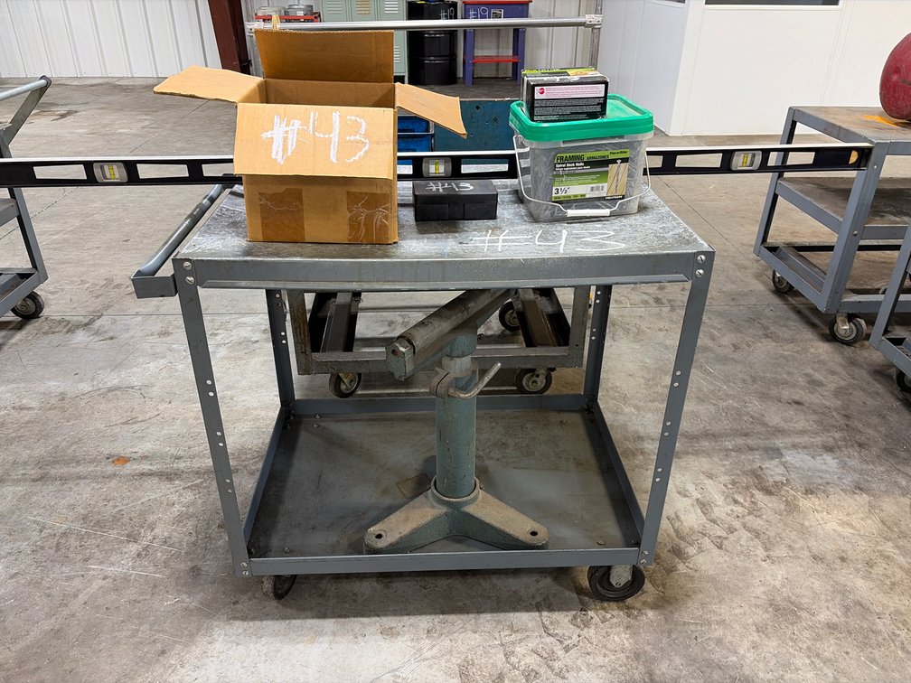 Metal carts, and miscellaneous items