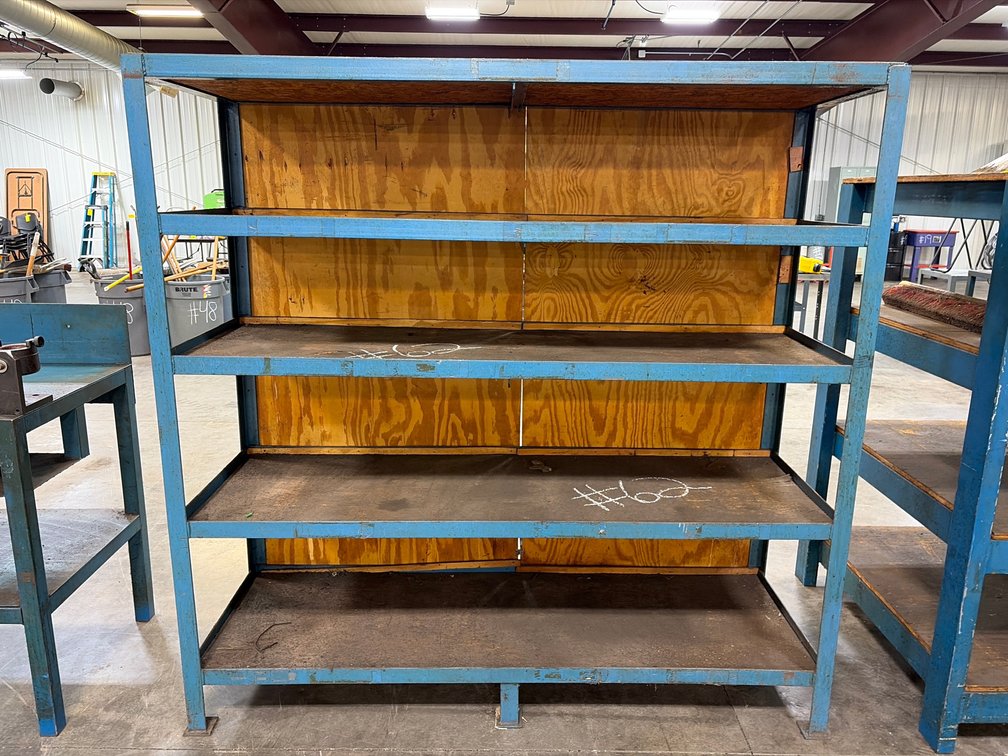 Metal shelving