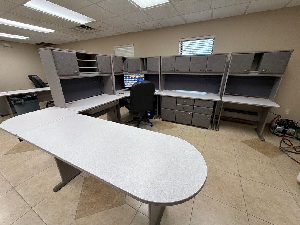 Very large office desk, suite