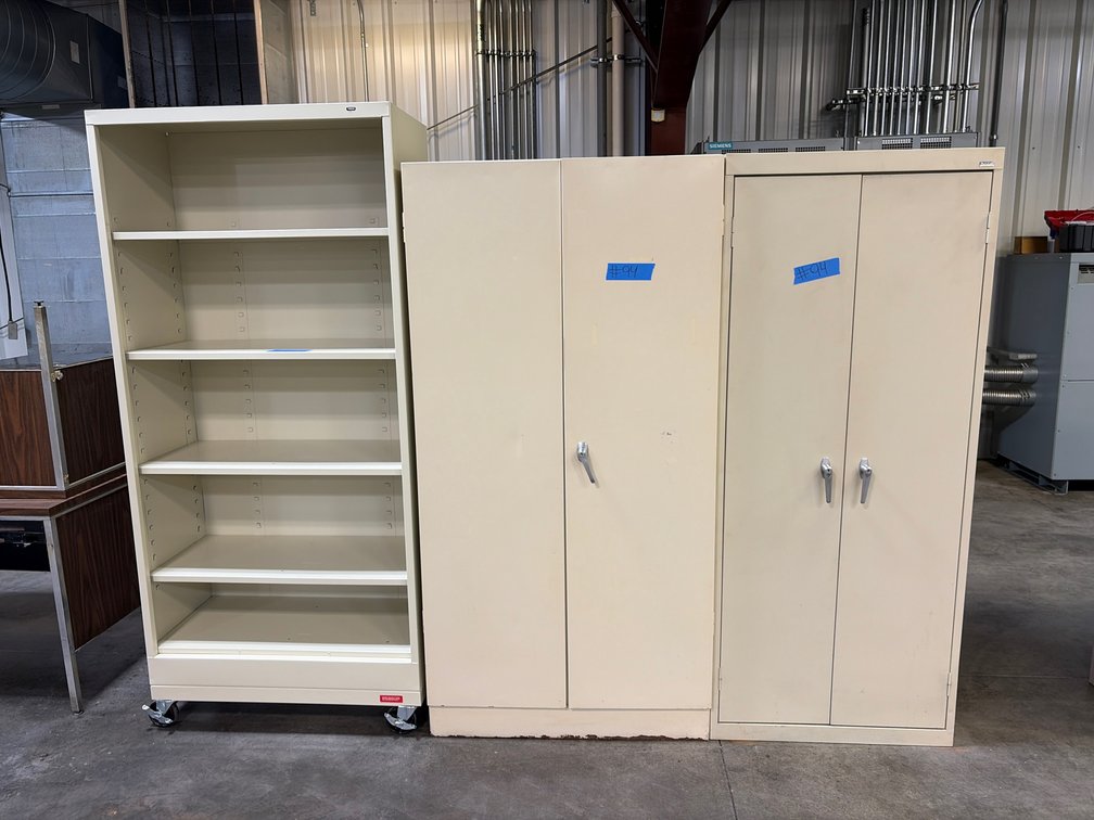 Metal cabinets