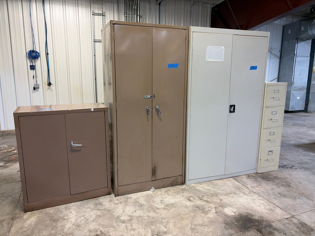 Metal cabinets