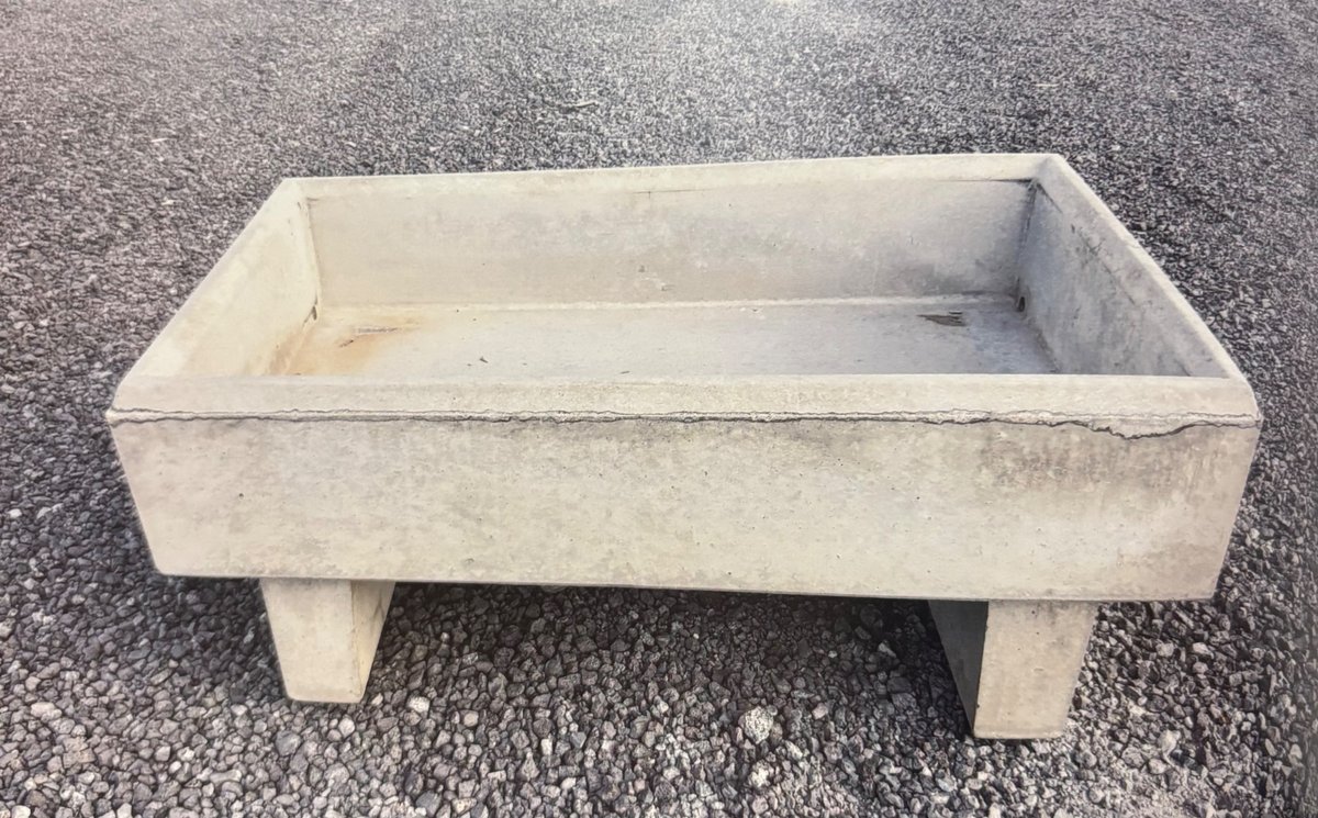 3’ x 5’ Concrete Feed Trough