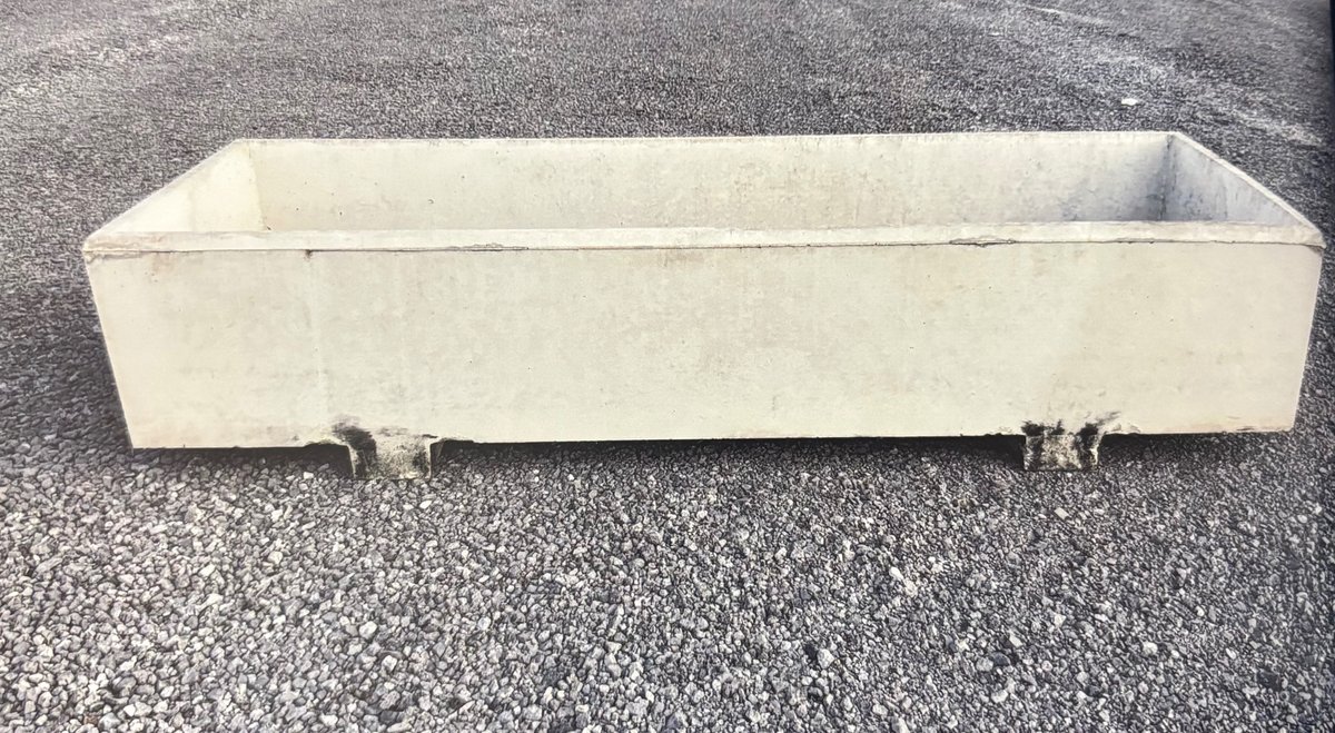 3’ x 10’ Deep Concrete Water Trough