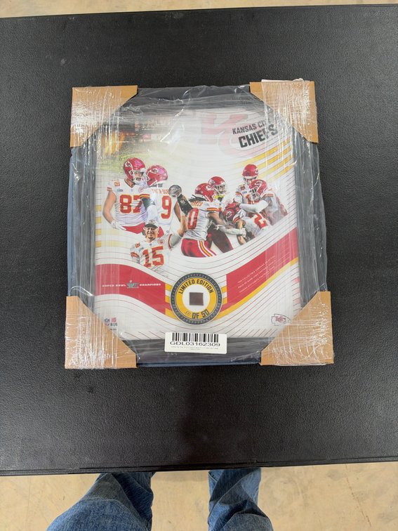 Kansas City Chiefs Super Bowl season framed photo