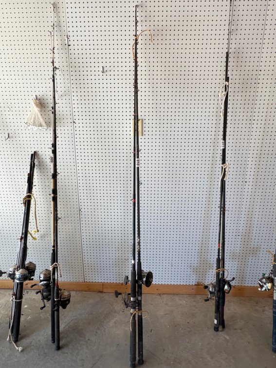 Two rods and reels