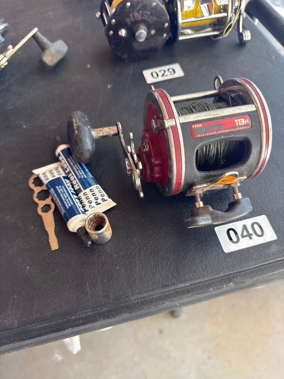 Penn Senator 113H w/ reel lube