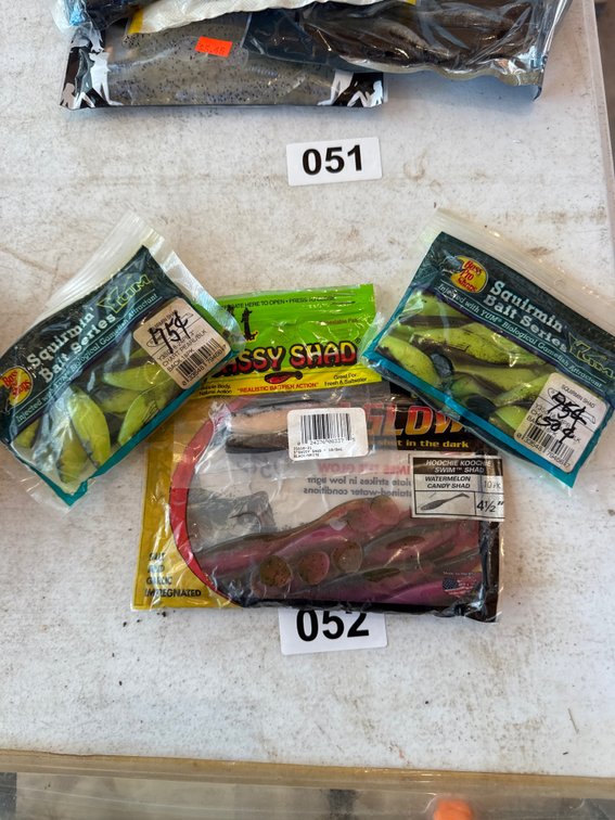 Assorted bait
