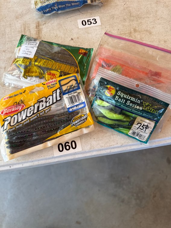 Assorted bait