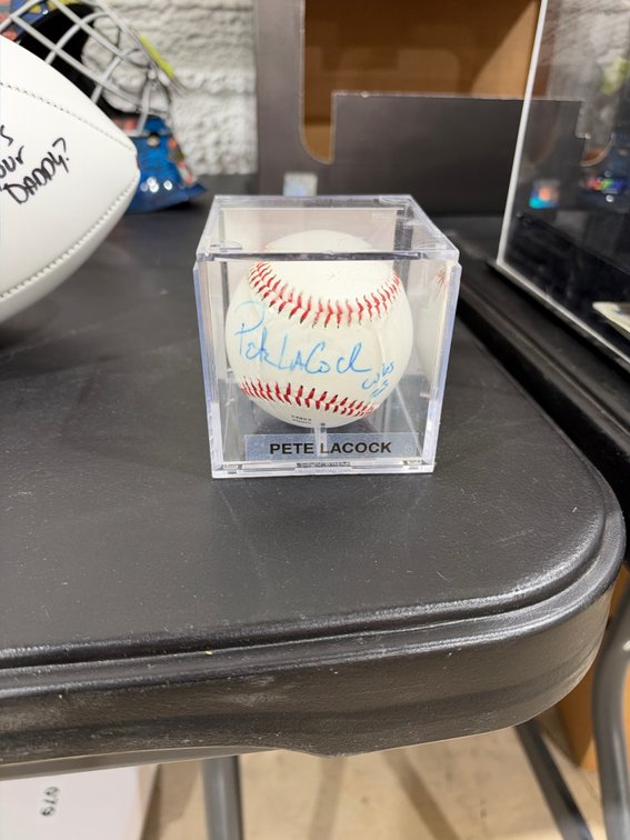 Pete Lacock auto baseball