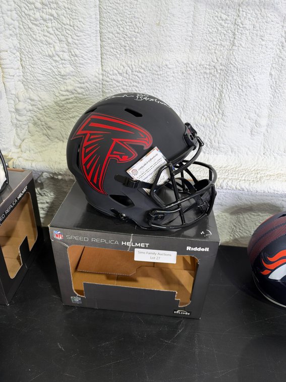 Andre Rison auto replica helmet