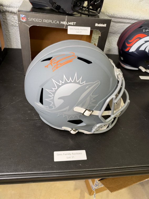 Tua Tagovailoa auto replica helmet-Dolphins
