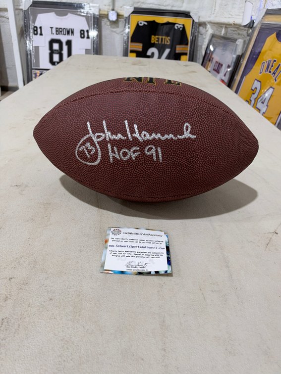 John Hannah auto football