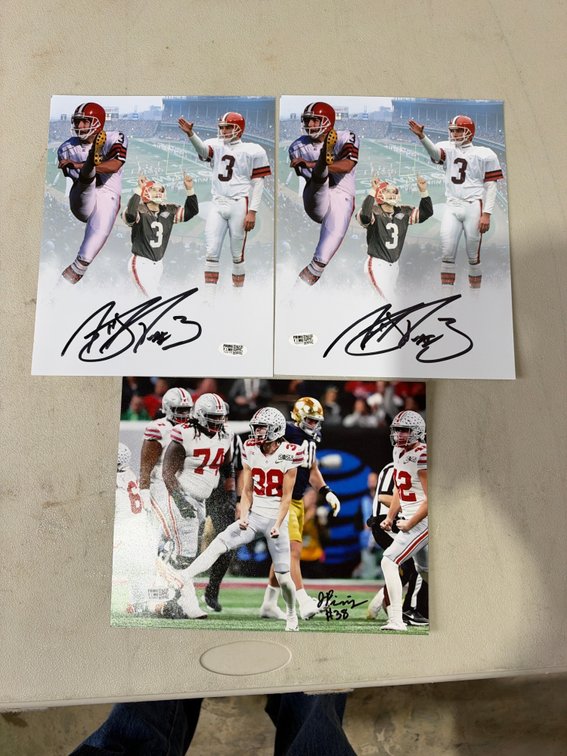 3 football auto photos