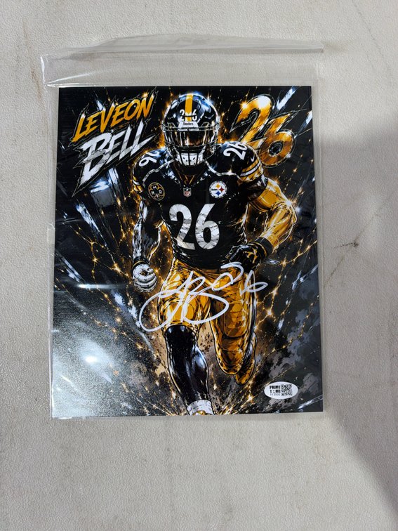 Leveon Bell auto photo