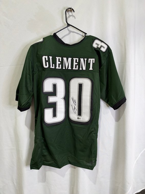 Corey Clement auto jersey