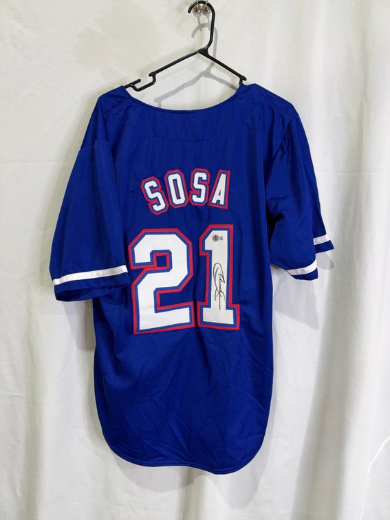 Sammy Sosa auto jersey