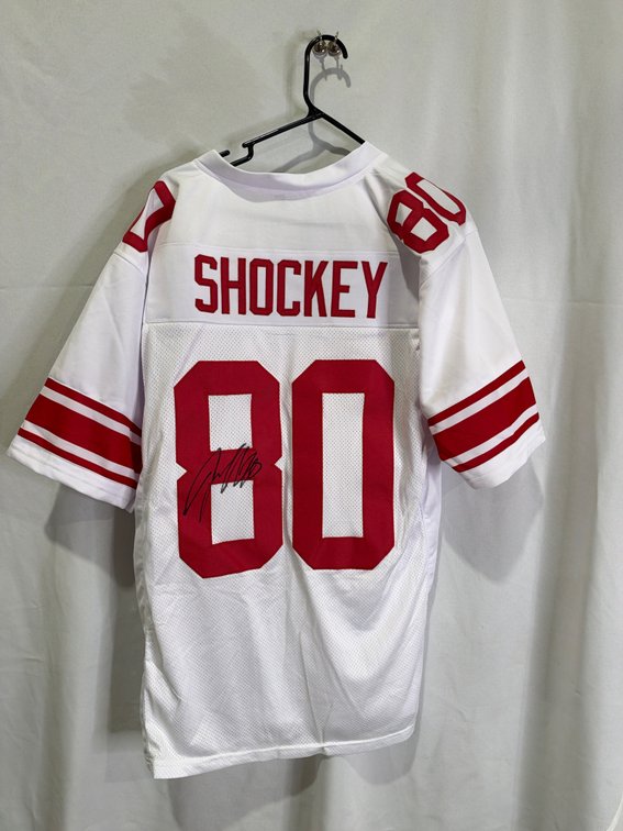 Jeremy Shockey auto jersey