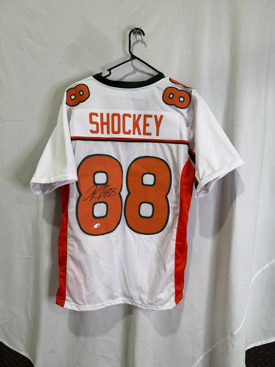 Jeremy Shockey auto jersey-Miami