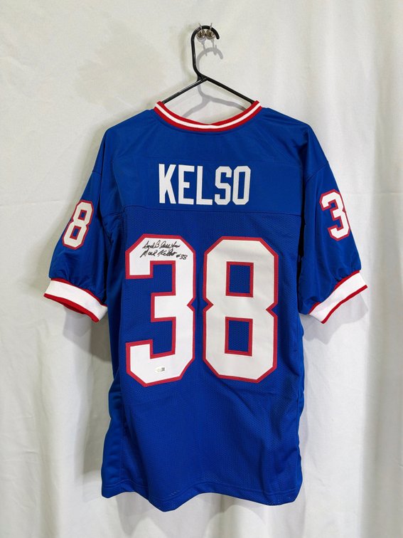 Mark Kelso auto jersey
