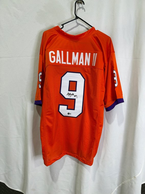 Wayne Gallman II auto jersey