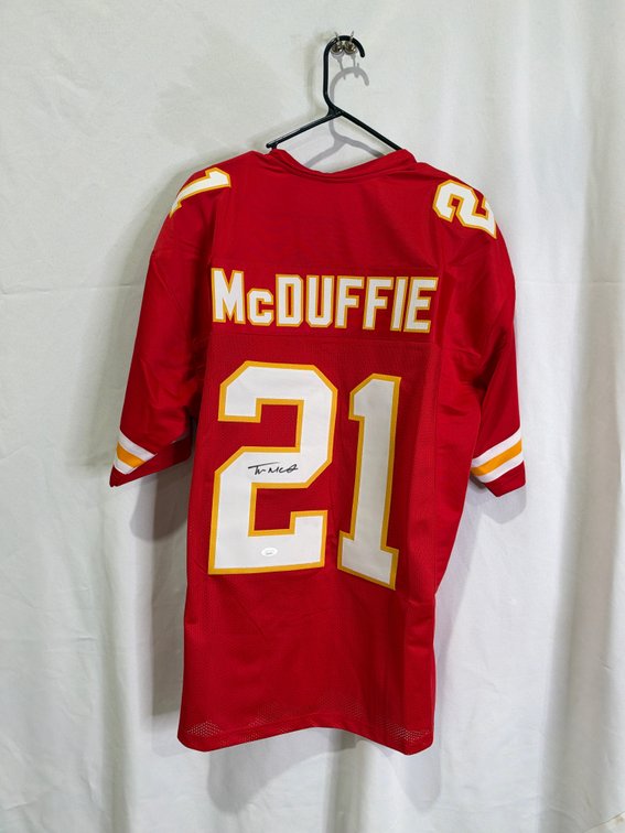 Trent McDuffie auto jersey