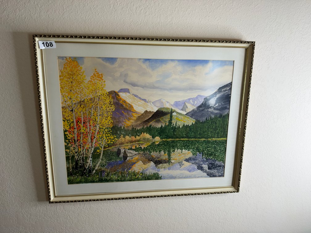 Pair of framed pictures