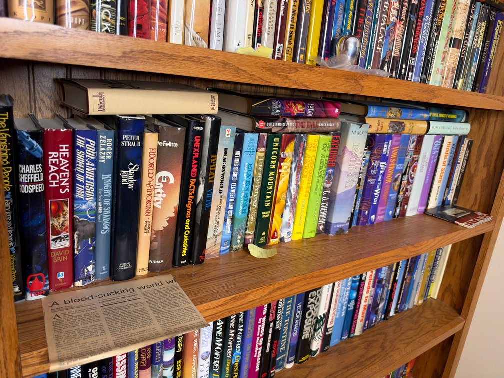 Third shelf books