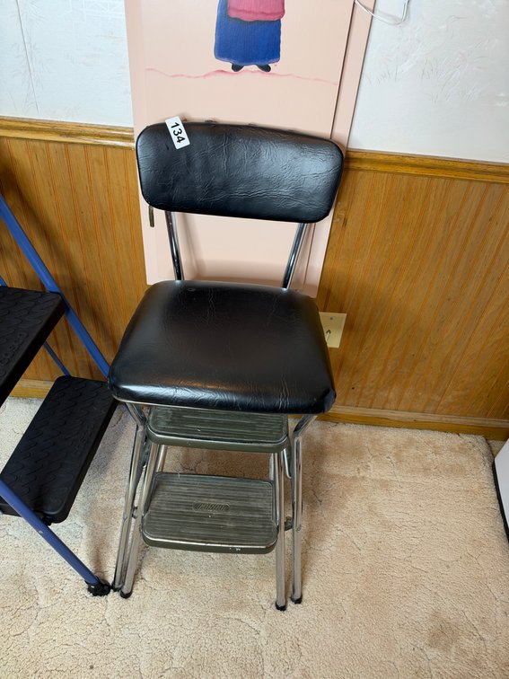 Chair with stepstool