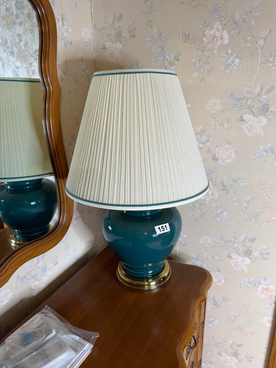 Turquoise lamp