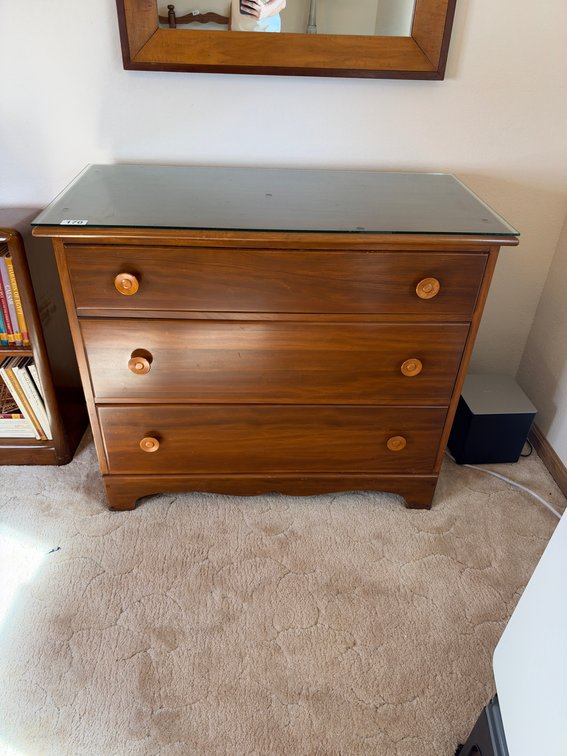 3 drawer dresser and mirror
