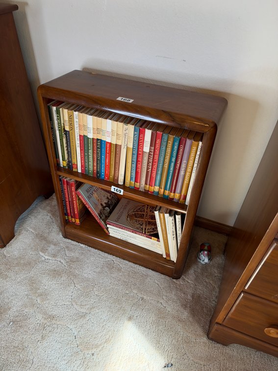 Wooden bookshelf