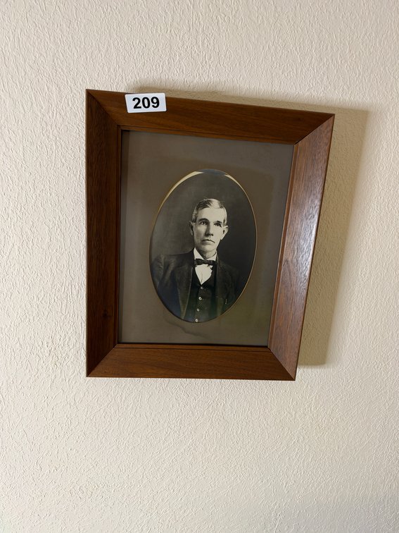 Old framed portrait