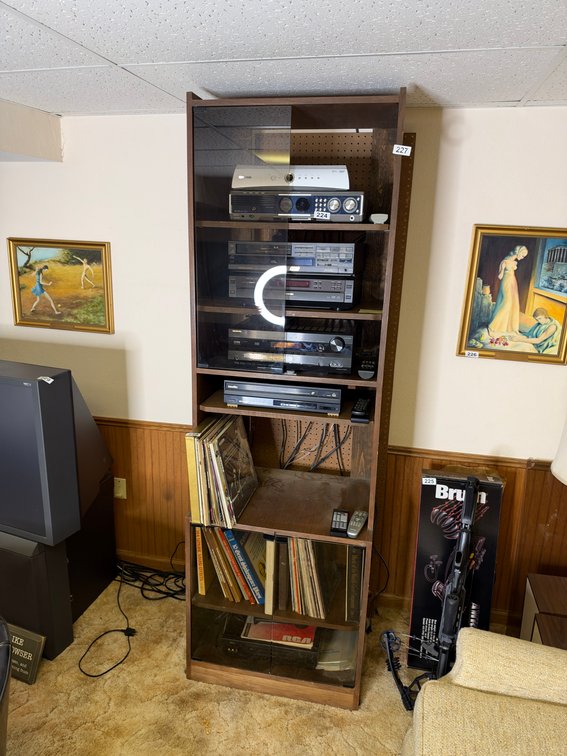 Tall wooden cabinet