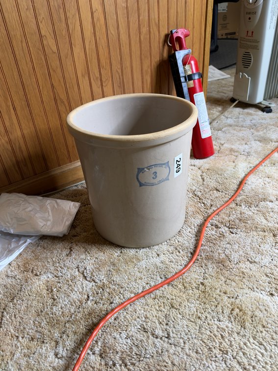 Marshall pottery crock