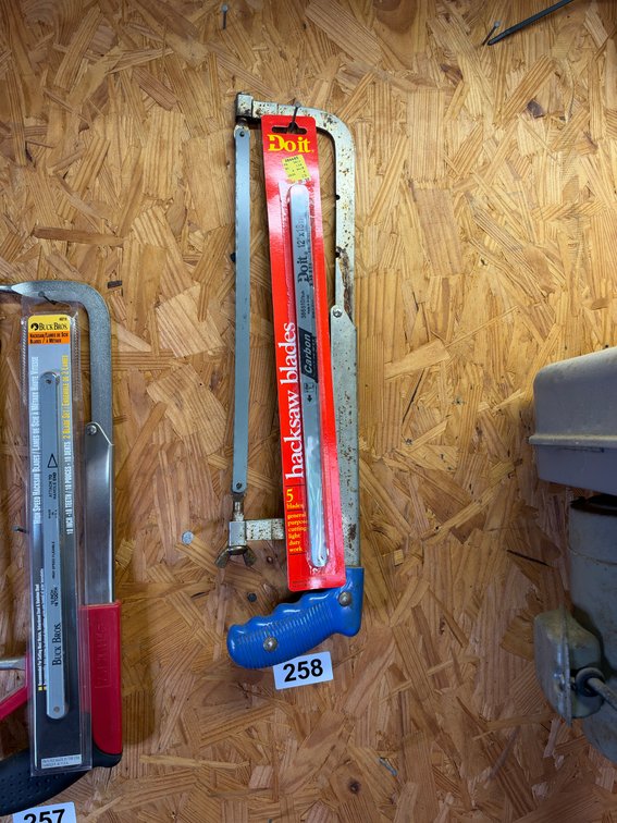 Hacksaw and blades