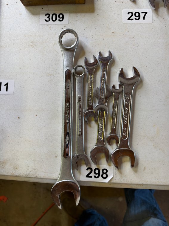 Sears, Craftsman, K tool 7 piece wrenches