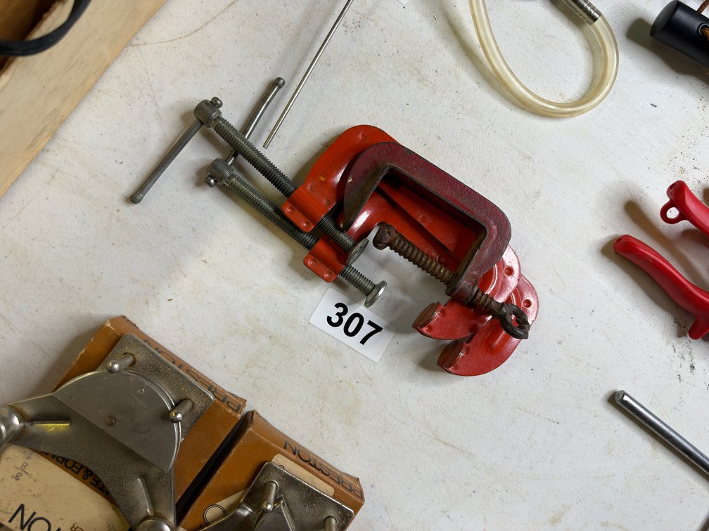 Three C clamps
