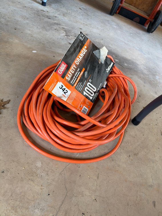 100’ extension cord
