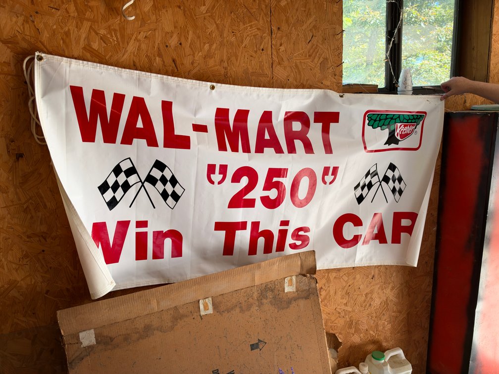 Wal-Mart 250 banner