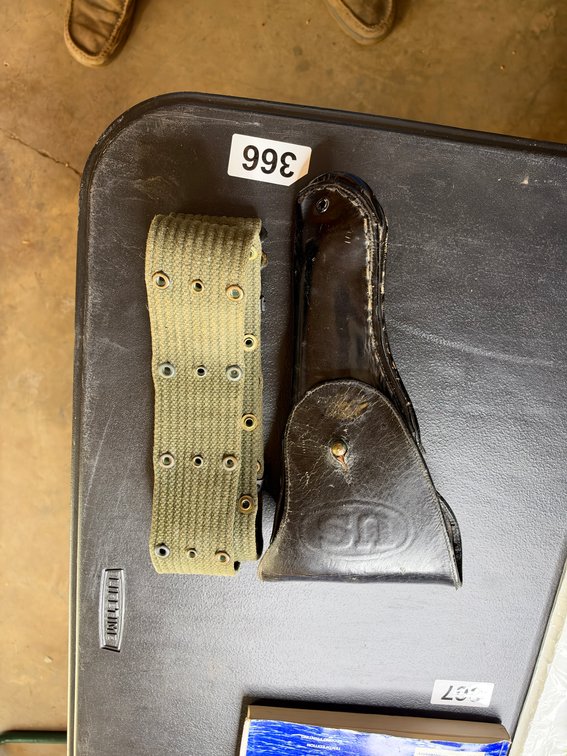 Military belt and holster
