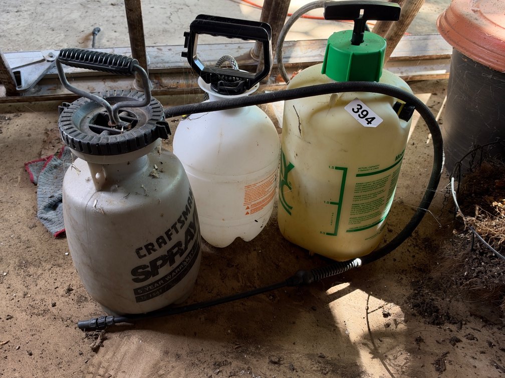 3 pump sprayers