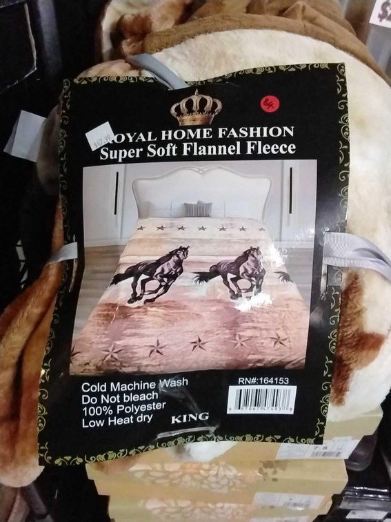 King Running Horse Blanket